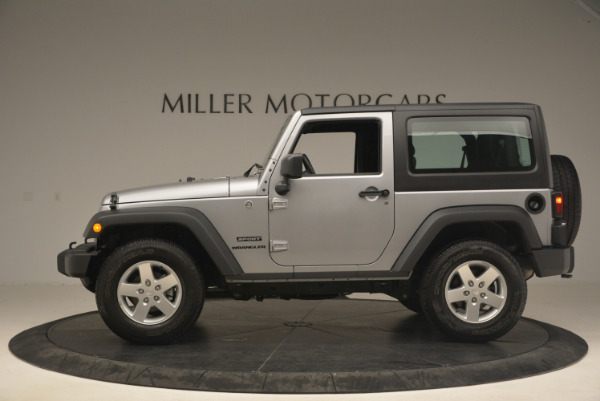 Used 2015 Jeep Wrangler Sport for sale Sold at Maserati of Westport in Westport CT 06880 3