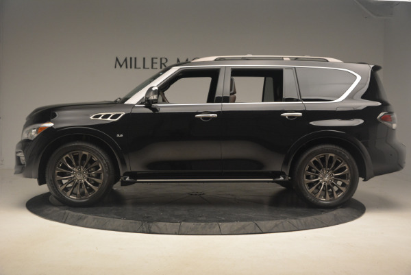 Used 2015 INFINITI QX80 Limited 4WD for sale Sold at Maserati of Westport in Westport CT 06880 3