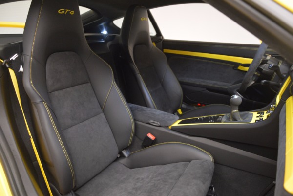 Used 2016 Porsche Cayman GT4 for sale Sold at Maserati of Westport in Westport CT 06880 19