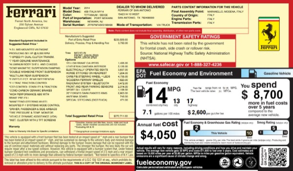 Used 2014 Ferrari 458 Italia for sale Sold at Maserati of Westport in Westport CT 06880 20