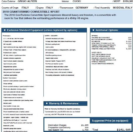 New 2018 Maserati GranTurismo Sport Convertible for sale Sold at Maserati of Westport in Westport CT 06880 23
