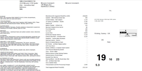 New 2019 McLaren 570S Spider Convertible for sale Sold at Maserati of Westport in Westport CT 06880 27
