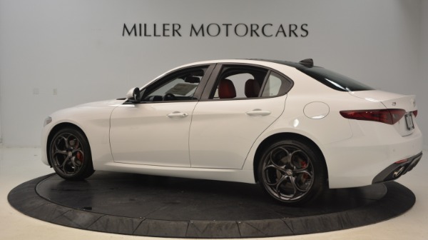 New 2019 Alfa Romeo Giulia Ti Sport Q4 for sale Sold at Maserati of Westport in Westport CT 06880 4