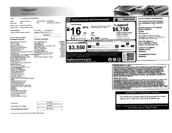 Used 2015 Aston Martin Vanquish Convertible for sale Sold at Maserati of Westport in Westport CT 06880 27