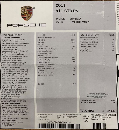 Used 2011 Porsche 911 GT3 RS for sale Sold at Maserati of Westport in Westport CT 06880 22