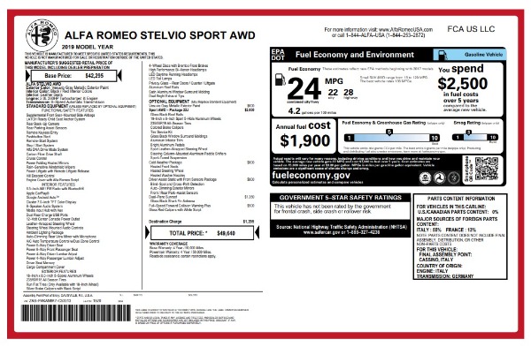 2019 Alfa Romeo Stelvio