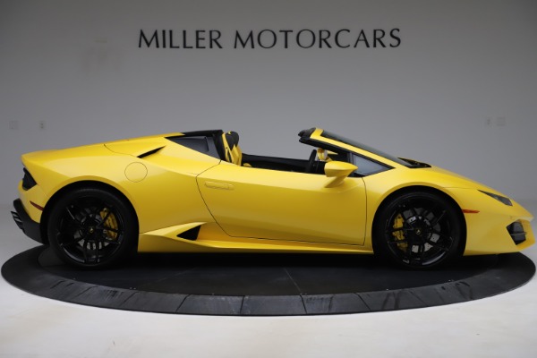 Used 2018 Lamborghini Huracan LP 580-2 Spyder for sale Sold at Maserati of Westport in Westport CT 06880 9