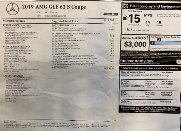 Used 2019 Mercedes-Benz GLE AMG GLE 63 S for sale Sold at Maserati of Westport in Westport CT 06880 26