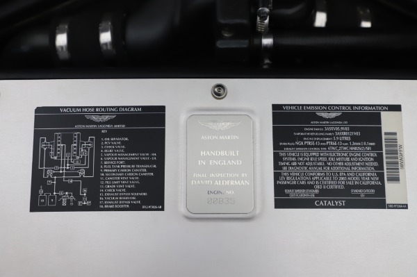 Used 2003 Aston Martin V12 Vanquish Coupe for sale $79,900 at Maserati of Westport in Westport CT 06880 24