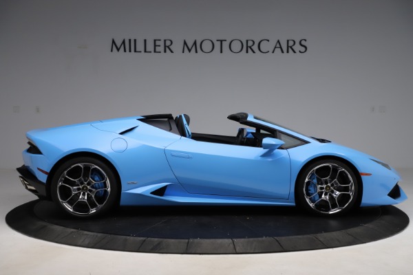 Used 2016 Lamborghini Huracan LP 610-4 Spyder for sale Sold at Maserati of Westport in Westport CT 06880 9