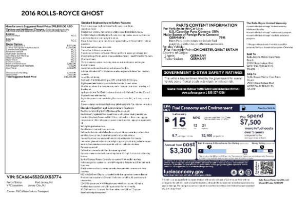 Used 2016 Rolls-Royce Ghost for sale $165,900 at Maserati of Westport in Westport CT 06880 25