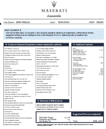 New 2021 Maserati Levante S Q4 for sale Sold at Maserati of Westport in Westport CT 06880 2