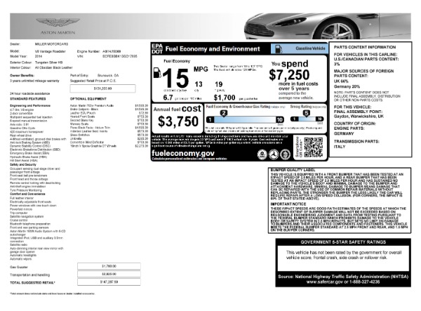 Used 2014 Aston Martin V8 Vantage Roadster for sale Sold at Maserati of Westport in Westport CT 06880 28