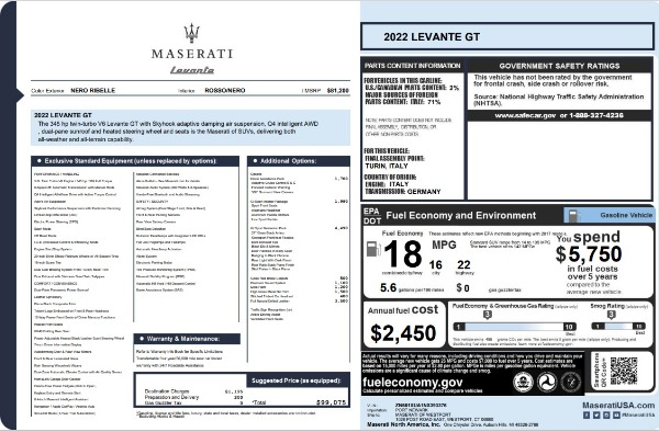 New 2022 Maserati Levante GT for sale Sold at Maserati of Westport in Westport CT 06880 25