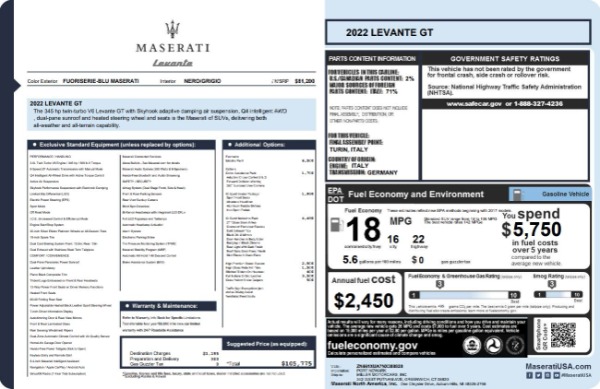 New 2022 Maserati Levante GT for sale Sold at Maserati of Westport in Westport CT 06880 24
