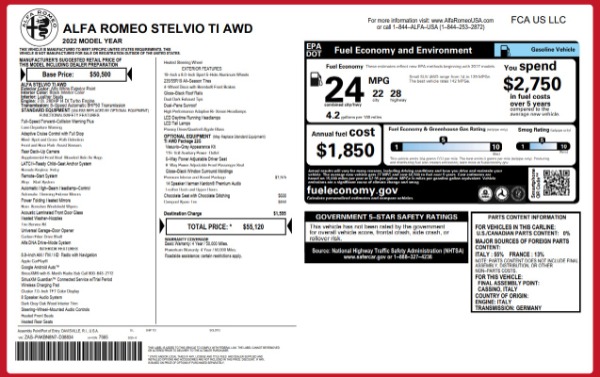 New 2022 Alfa Romeo Stelvio Ti for sale Sold at Maserati of Westport in Westport CT 06880 28