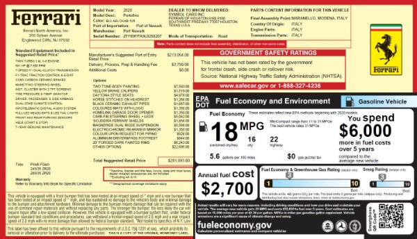 Used 2020 Ferrari Portofino for sale Sold at Maserati of Westport in Westport CT 06880 25