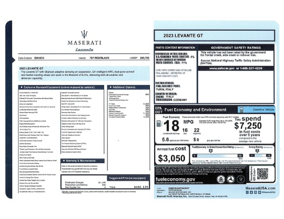 New 2023 Maserati Levante GT for sale Sold at Maserati of Westport in Westport CT 06880 24