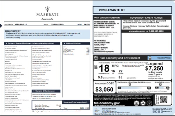 New 2023 Maserati Levante GT for sale Sold at Maserati of Westport in Westport CT 06880 23