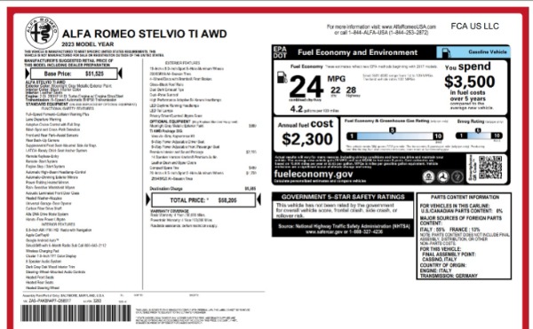 New 2023 Alfa Romeo Stelvio Ti for sale Sold at Maserati of Westport in Westport CT 06880 23