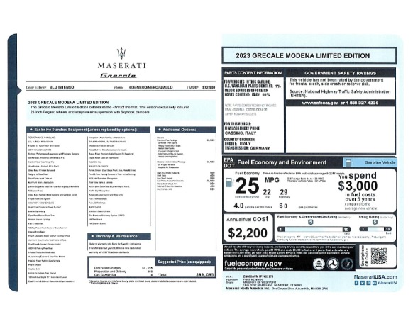 New 2023 Maserati Grecale Modena for sale Sold at Maserati of Westport in Westport CT 06880 21