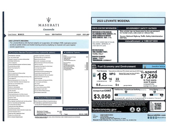 New 2023 Maserati Levante Modena for sale Sold at Maserati of Westport in Westport CT 06880 22