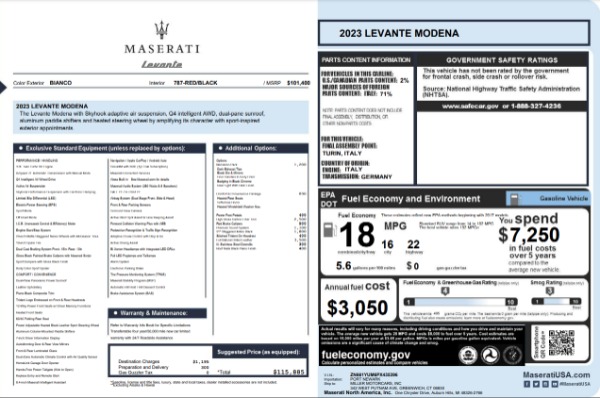 New 2023 Maserati Levante Modena for sale Sold at Maserati of Westport in Westport CT 06880 23