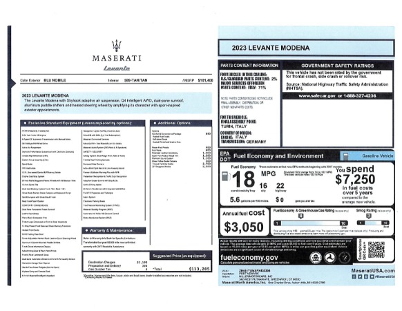 New 2023 Maserati Levante Modena for sale Sold at Maserati of Westport in Westport CT 06880 28