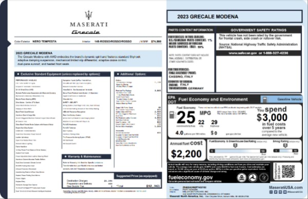 New 2023 Maserati Grecale Modena for sale Sold at Maserati of Westport in Westport CT 06880 23