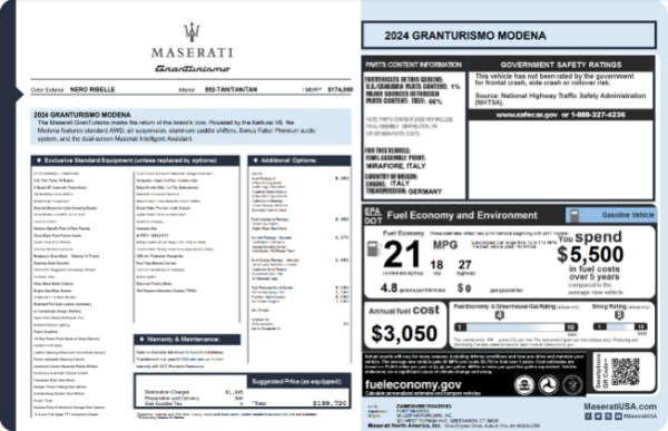 New 2024 Maserati GranTurismo Modena for sale $199,720 at Maserati of Westport in Westport CT 06880 27