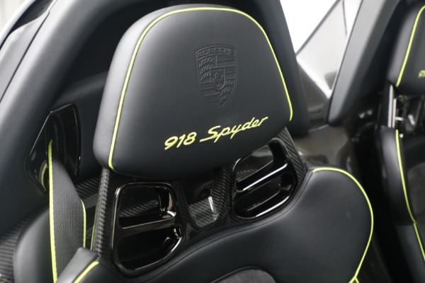 Used 2015 Porsche 918 Spyder for sale Call for price at Maserati of Westport in Westport CT 06880 27