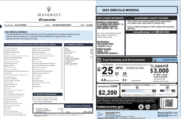New 2023 Maserati Grecale Modena for sale Sold at Maserati of Westport in Westport CT 06880 28