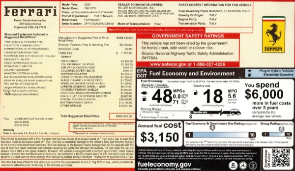 Used 2024 Ferrari 296 GTS for sale Sold at Maserati of Westport in Westport CT 06880 2