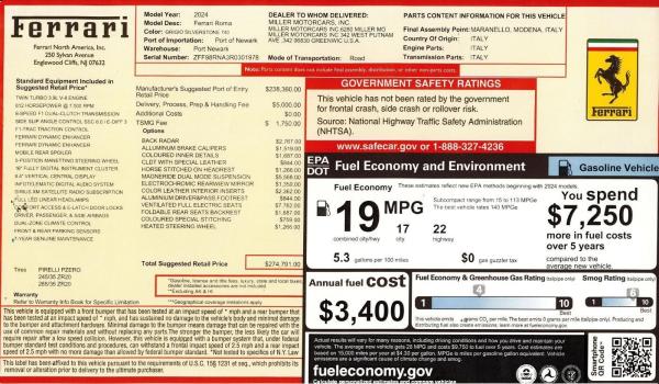 Used 2024 Ferrari Roma for sale $227,900 at Maserati of Westport in Westport CT 06880 2