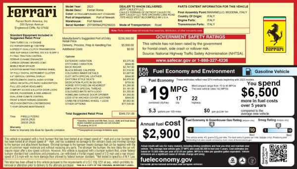 Used 2023 Ferrari Roma for sale Sold at Maserati of Westport in Westport CT 06880 2