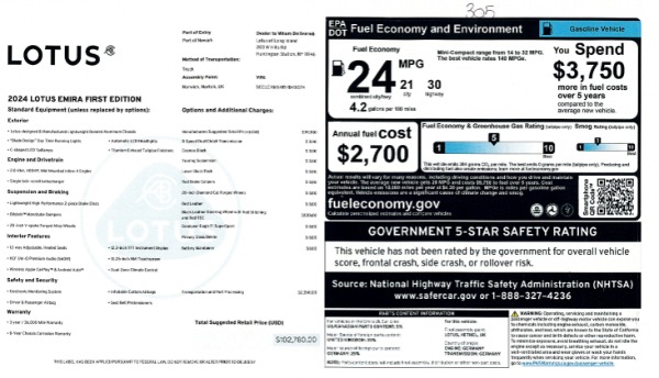 Used 2024 Lotus Emira I4 First Edition for sale $88,900 at Maserati of Westport in Westport CT 06880 28