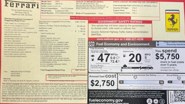 Used 2023 Ferrari 296 GTS for sale $355,900 at Maserati of Westport in Westport CT 06880 2