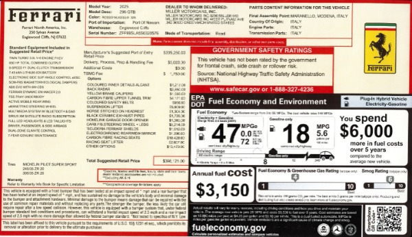 Used 2025 Ferrari 296 GTB for sale $335,900 at Maserati of Westport in Westport CT 06880 2