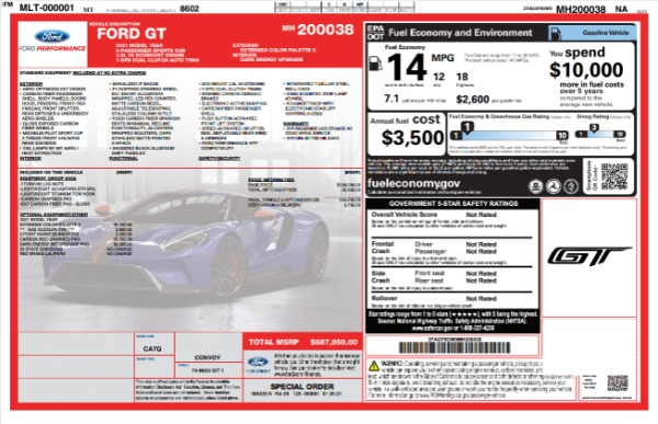 Used 2021 Ford GT for sale Call for price at Maserati of Westport in Westport CT 06880 2