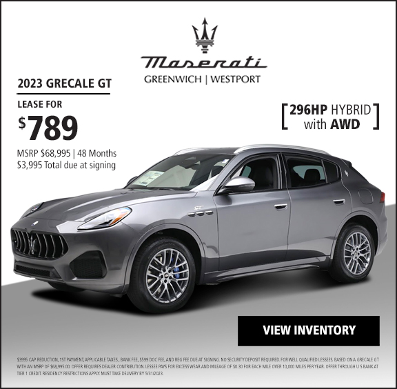Be one of the first to own the all new Maserati Grecale!